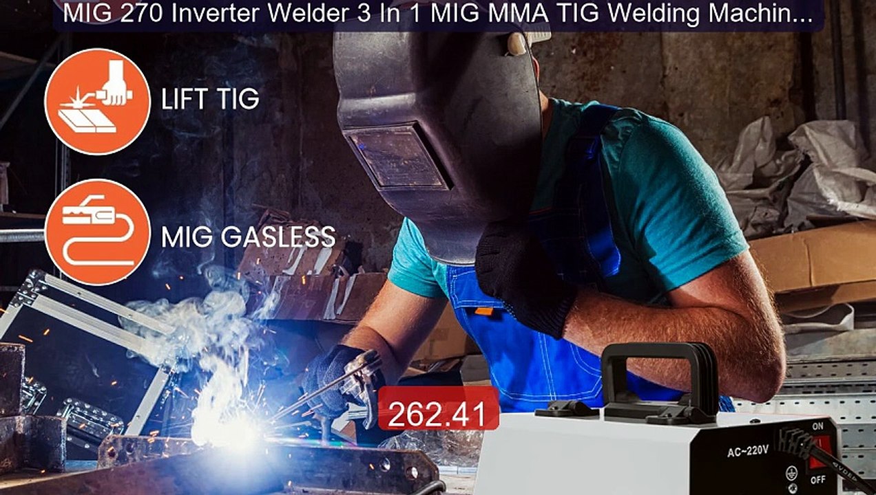 MIG 270 Inverter Welder 3 In 1 MIG MMA TIG Welding Machine 220... -- Best Buy 2026 | Great Quality!