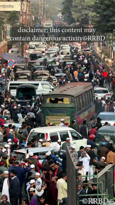 Dhaka traffic hits different! 🚗🚴‍♂️🤯