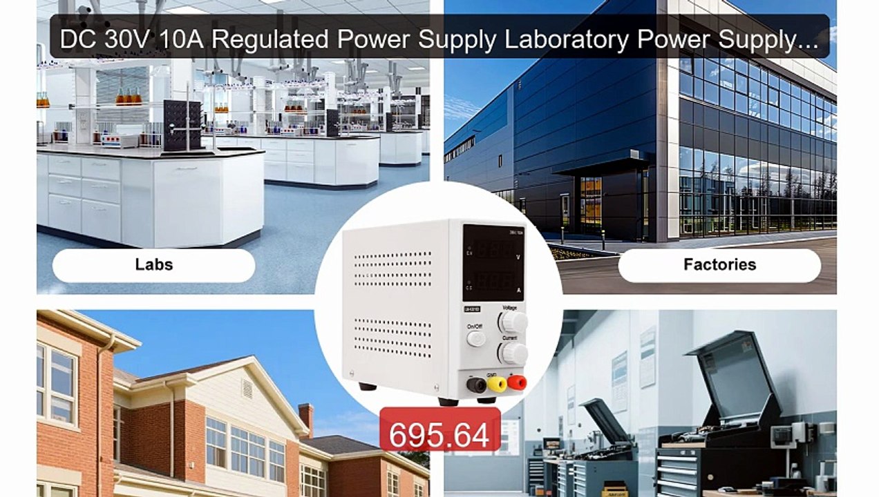 DC 30V 10A Regulated Power Supply Laboratory Power Supply with... -- Best Buy 2026 | Great Quality!
