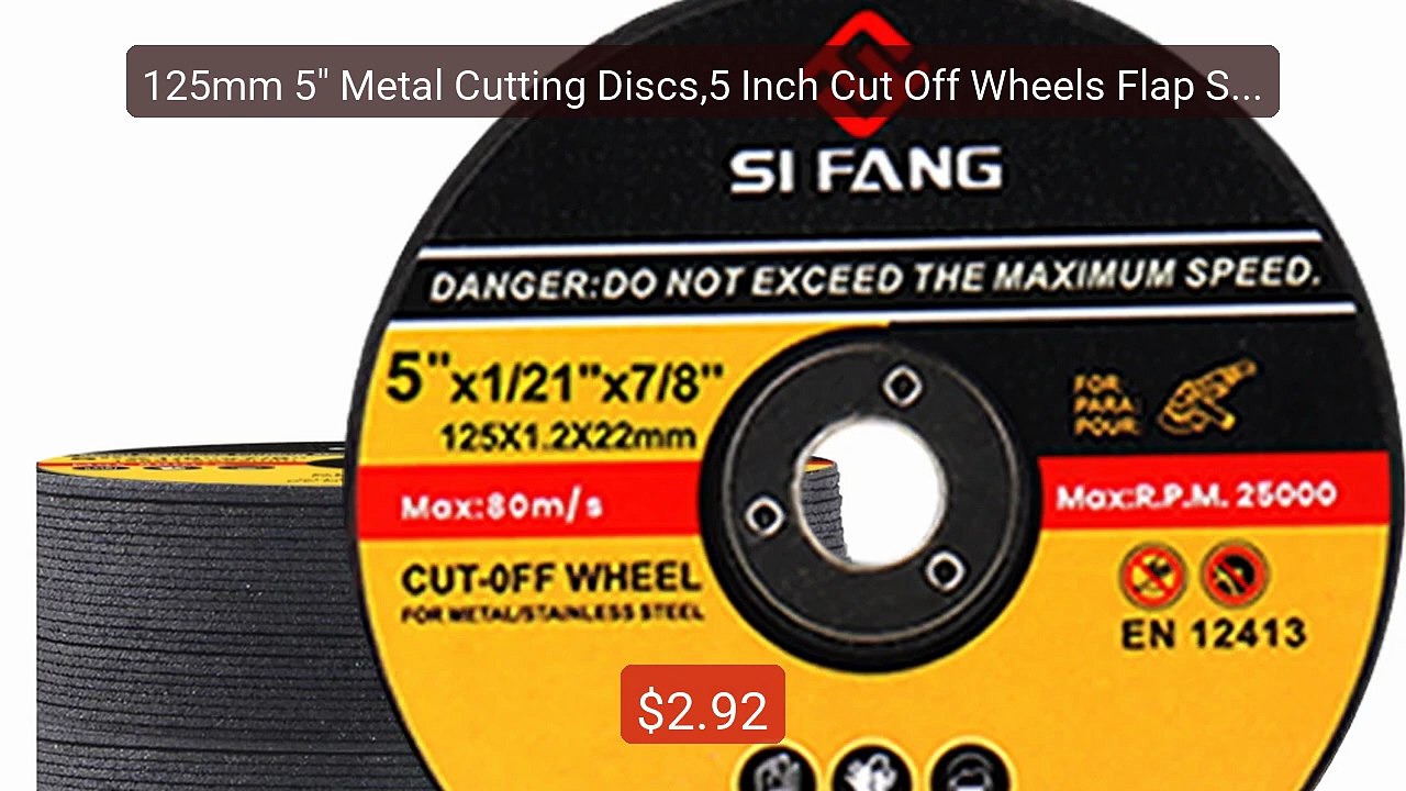 125mm 5" Metal Cutting Discs,5 Inch Cut Off Wheels Flap Sandin... -- Best Buy 2026 | Great Quality!