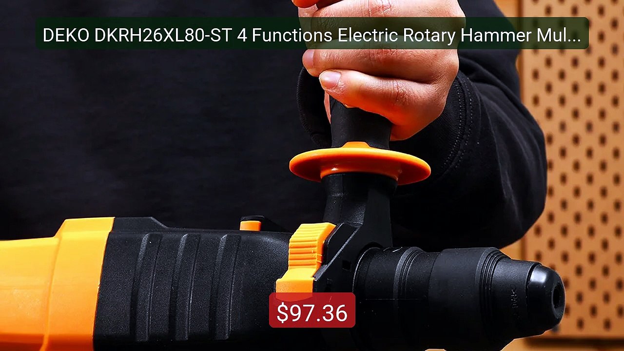 DEKO DKRH26XL80-ST 4 Functions Electric Rotary Hammer Multifun... -- Hot Deal 2026 | Limited Offer!