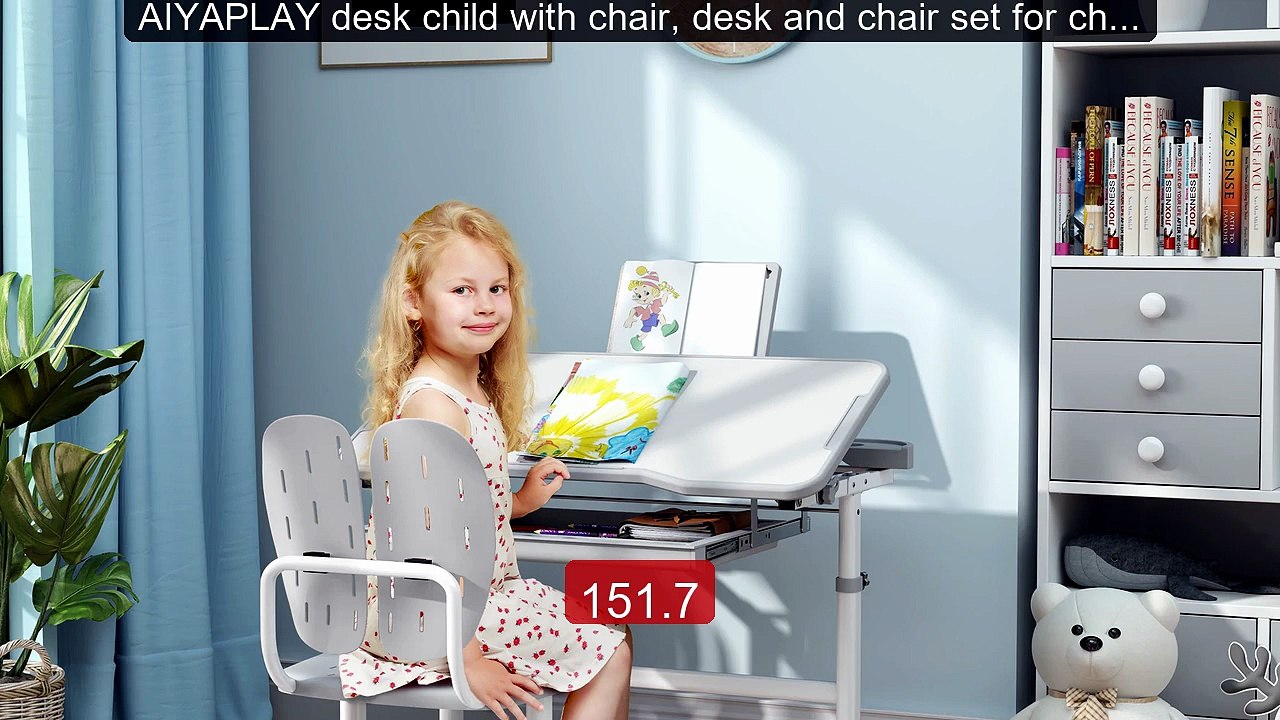 AIYAPLAY desk child with chair, desk and chair set for childre... -- Best Buy 2026 | Great Quality!