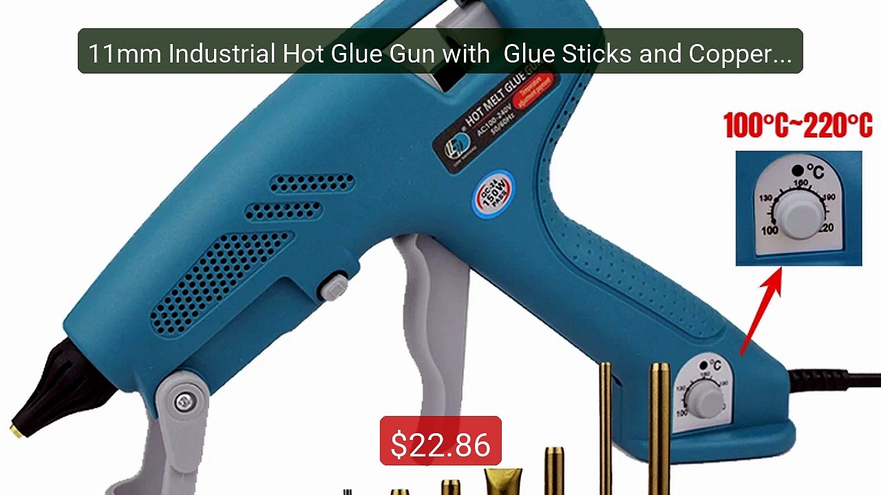 11mm Industrial Hot Glue Gun with  Glue Sticks and Copper Nozz... -- Hot Deal 2026 | Limited Offer!