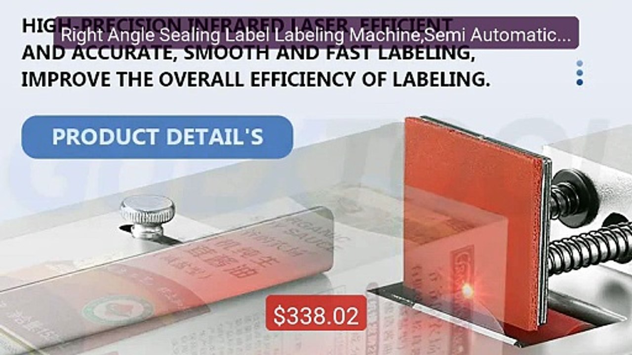 Right Angle Sealing Label Labeling Machine,Semi Automatic Seal... -- Best Buy 2026 | Great Quality!