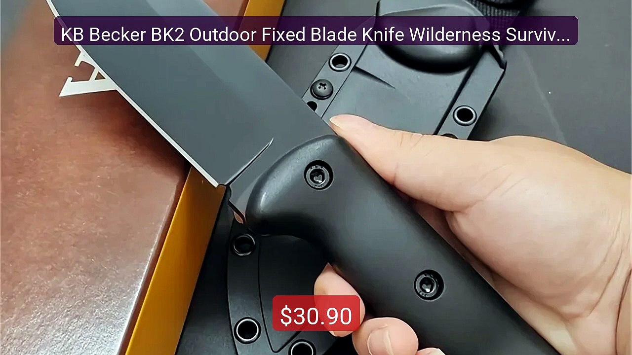 KB Becker BK2 Outdoor Fixed Blade Knife Wilderness Survival Camping... -- Top Rated 2026 | Buy Now!