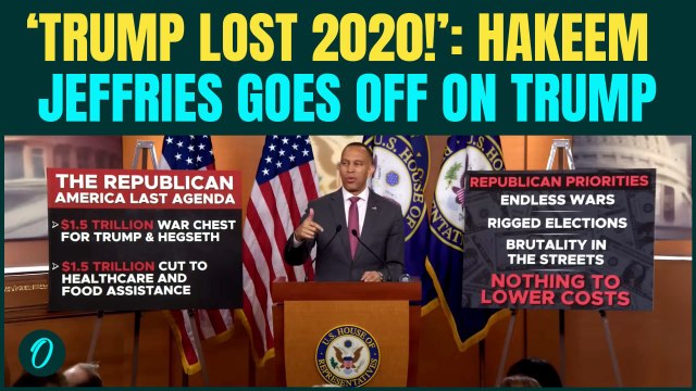 ‘Trump Is Running a Crime Family!’ Hakeem Jeffries Drops BOMBSHELL Accusation Against Trump