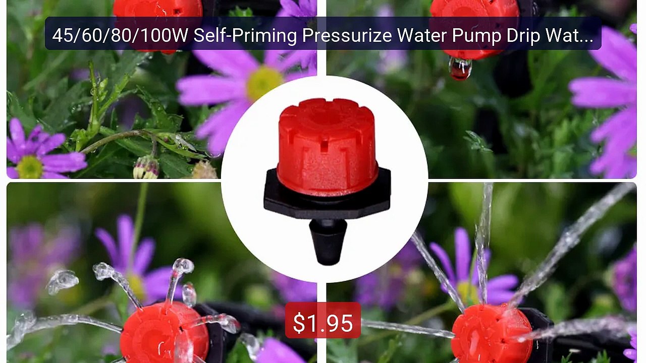 45/60/80/100W Self-Priming Pressurize Water Pump Drip Watering... -- Best Buy 2026 | Great Quality!