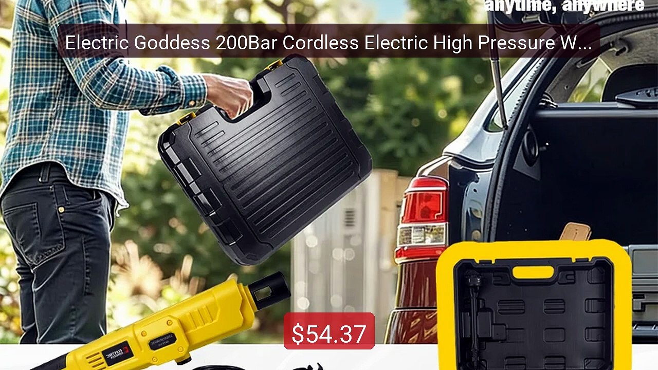 Electric Goddess 200Bar Cordless Electric High Pressure Was... -- Top Pick 2026 | Unbeatable Price!