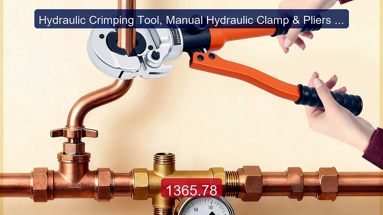 Hydraulic Crimping Tool, Manual Hydraulic Clamp & Pliers Set, 80KN ... -- Top Rated 2026 | Buy Now!