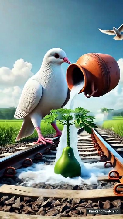 🌱 एक छोटी चिड़िया ने कर दिखाया बड़ा कमाल! 😲🐦