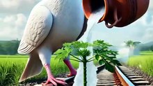 🌱 एक छोटी चिड़िया ने कर दिखाया बड़ा कमाल! 😲🐦