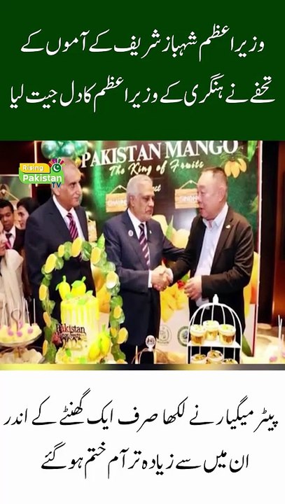 PM Shehbaz Sharif’s Mango Gift Wins Hungarian Prime Minister’s Heart!