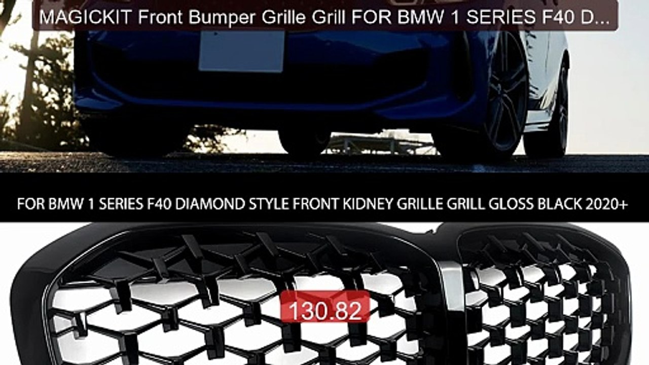 MAGICKIT Front Bumper Grille Grill FOR BMW 1 SERIES F40 DIAMON... -- Hot Deal 2026 | Limited Offer!