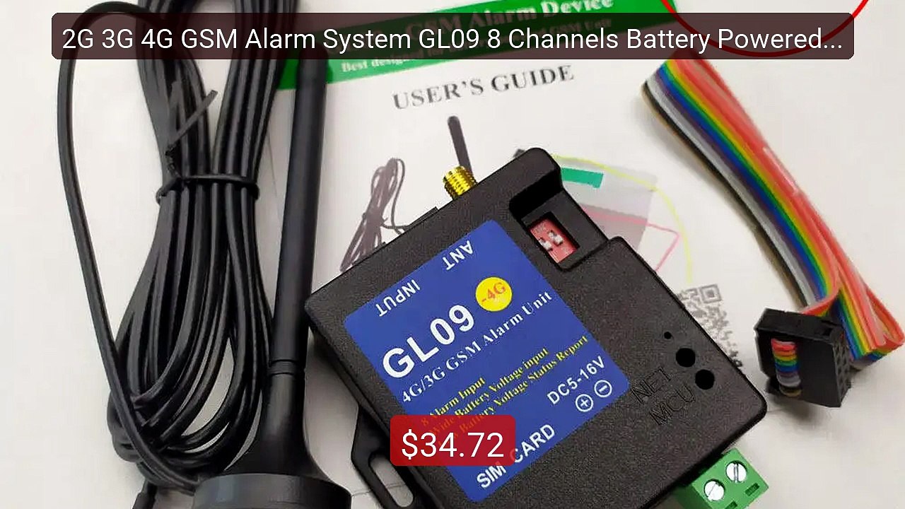 2G 3G 4G GSM Alarm System GL09 8 Channels Battery Powered S... -- Top Pick 2026 | Unbeatable Price!
