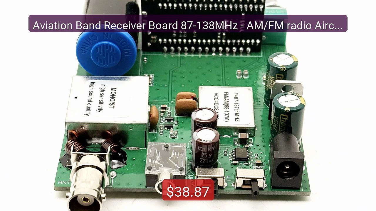 Aviation Band Receiver Board 87-138MHz - AM/FM radio Aircraft ... -- Best Buy 2026 | Great Quality!