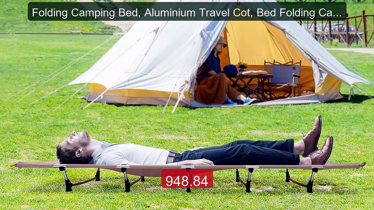 Folding Camping Bed, Aluminium Travel Cot, Bed Folding Camping... -- Best Buy 2026 | Great Quality!
