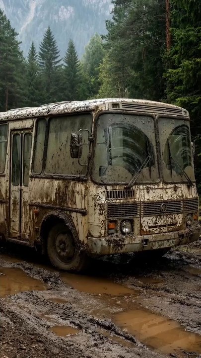An old abandoned bus was transformed into a beautiful and cozy tiny home through hard work and careful craftsmanship. First, the entire interior was cleaned, with rust, dirt, and old paint removed. The walls and ceiling were repaired and coated with fresh