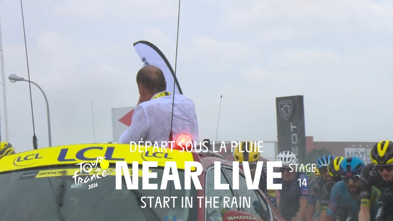 Start in the rain - Stage 14