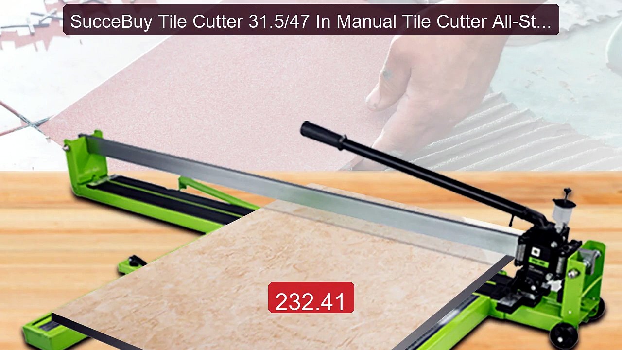 SucceBuy Tile Cutter 31.5/47 In Manual Tile Cutter All-Steel Frame ... -- Top Rated 2026 | Buy Now!