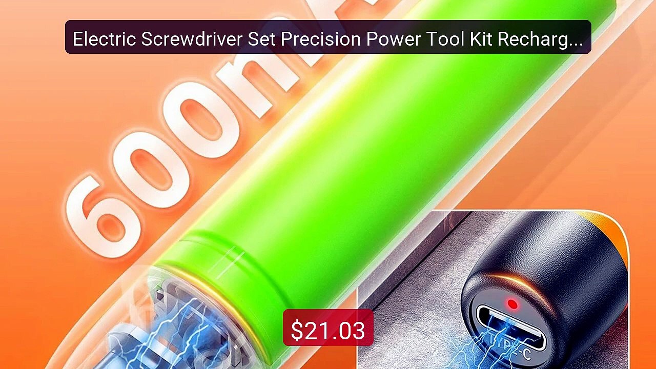 Electric Screwdriver Set Precision Power Tool Kit Rechargeable... -- Hot Deal 2026 | Limited Offer!