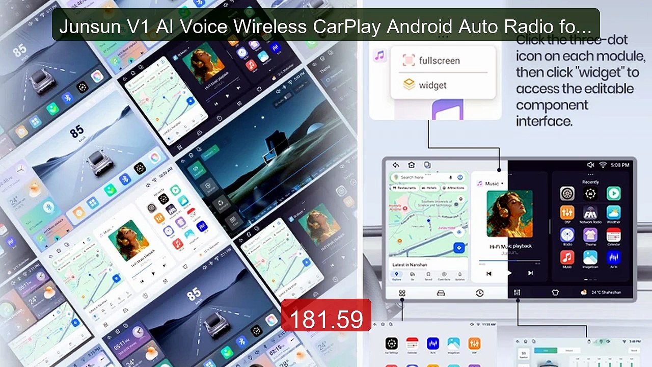 Junsun V1 AI Voice Wireless CarPlay Android Auto Radio for ... -- Top Pick 2026 | Unbeatable Price!