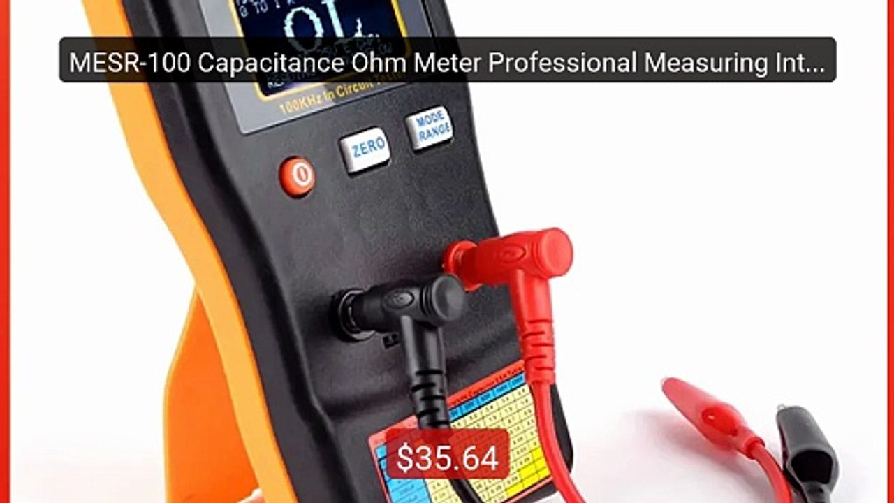 MESR-100 Capacitance Ohm Meter Professional Measuring Inter... -- Top Pick 2026 | Unbeatable Price!