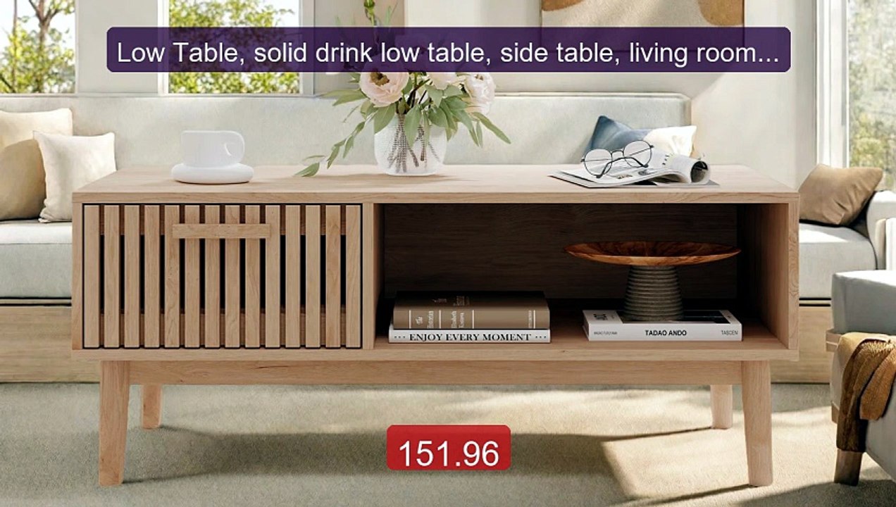 Low Table, solid drink low table, side table, living room tab... -- Amazing Value 2026 | Must Have!