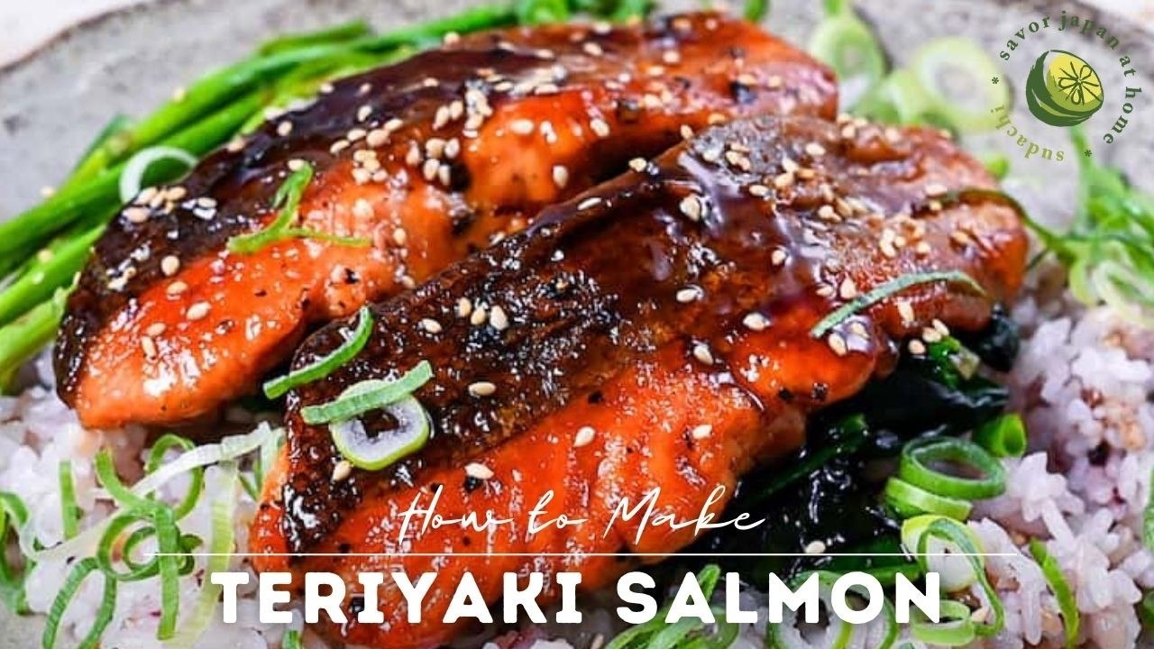10 minute Teriyaki Salmon Recipe (照り焼きサーモン)