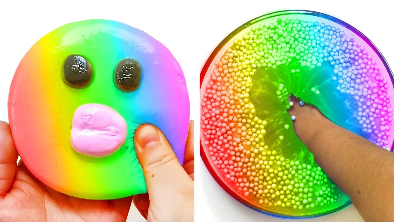 30 Minutes Of Oddly Satisfying Slime ASMR - Rel...