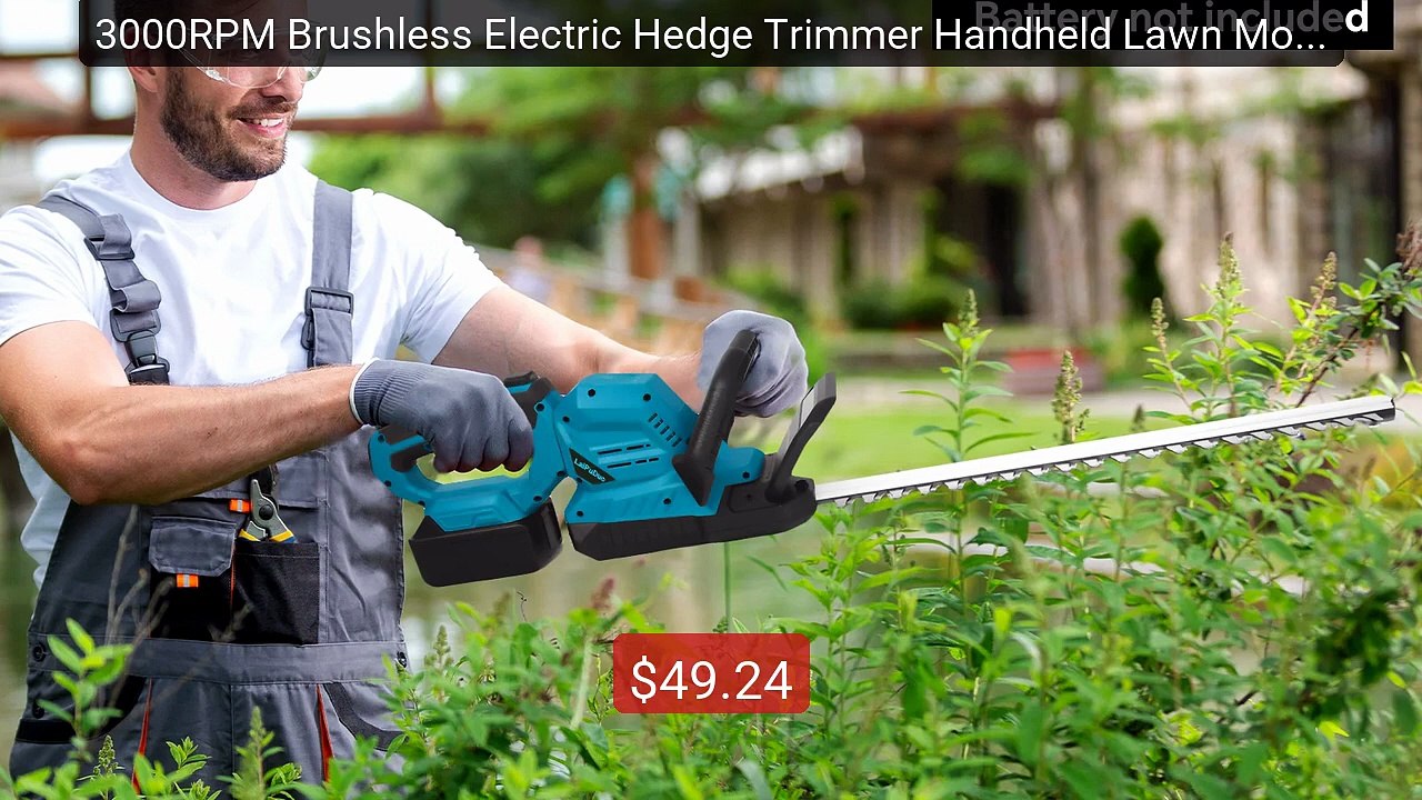 3000RPM Brushless Electric Hedge Trimmer Handheld Lawn Mower Cordle... -- Top Rated 2026 | Buy Now!
