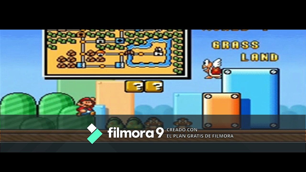 SNES Super Mario All Stars: Super Mario Bros 3 - End Titles In Staff Roll (-1.2 High Pitch Tone from Filmora9 6-28-20)