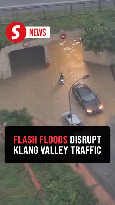 Klang Valley hit by flash floods after late afternoon downpour