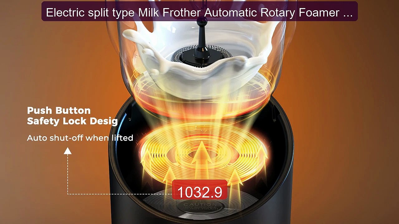 Electric split type Milk Frother Automatic Rotary Foamer 6 in ... -- Hot Deal 2026 | Limited Offer!