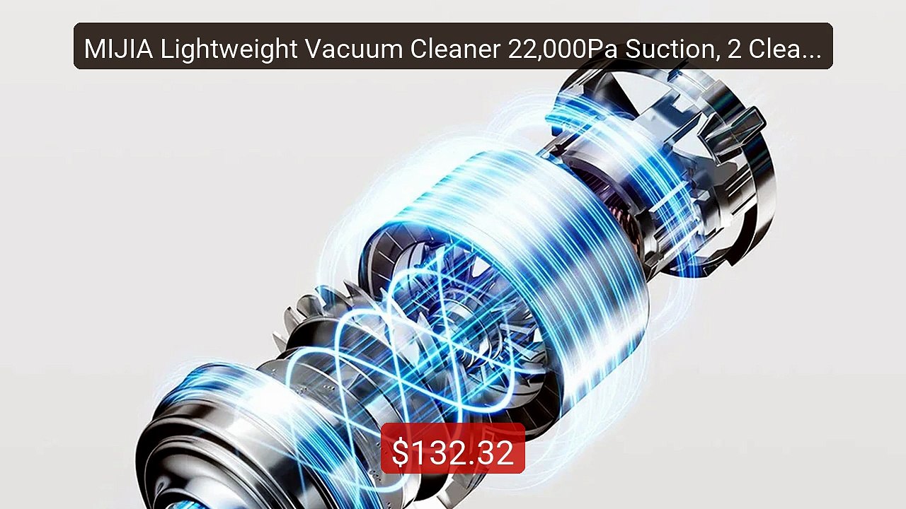 MIJIA Lightweight Vacuum Cleaner 22,000Pa Suction, 2 Cleaning ... -- Best Buy 2026 | Great Quality!