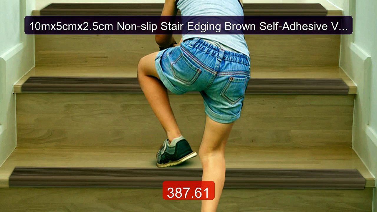 10mx5cmx2.5cm Non-slip Stair Edging Brown Self-Adhesive Vinyl ... -- Hot Deal 2026 | Limited Offer!