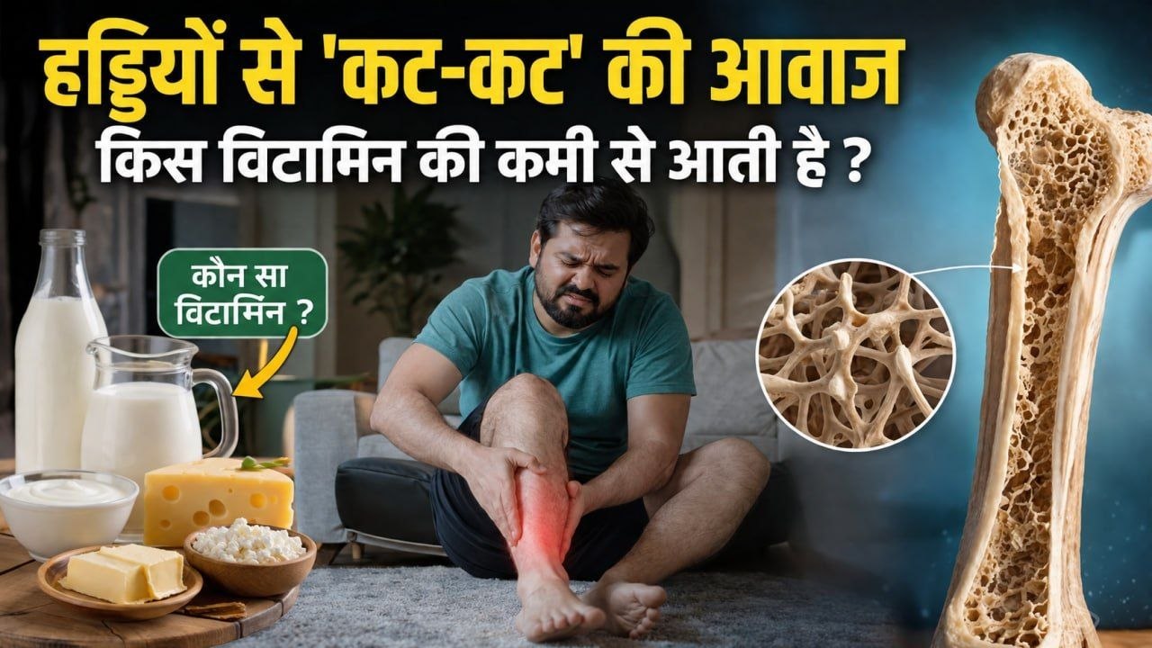 Bones Vitamin Deficiency: किस विटामिन की कमी से हड्डियों से कट-कट की आवाज, हड्डियों में दर्द का कारण