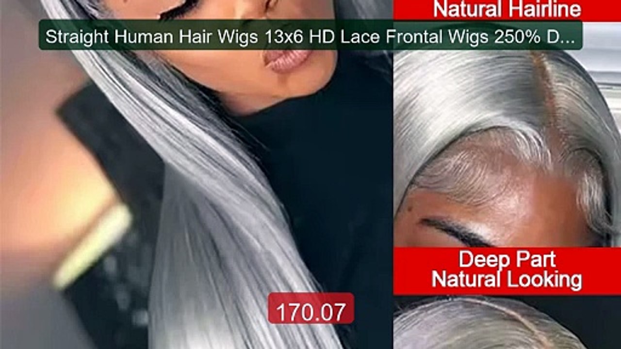 Straight Human Hair Wigs 13x6 HD Lace Frontal Wigs 250% Density Si... -- Best Deal 2026 | Shop Now!