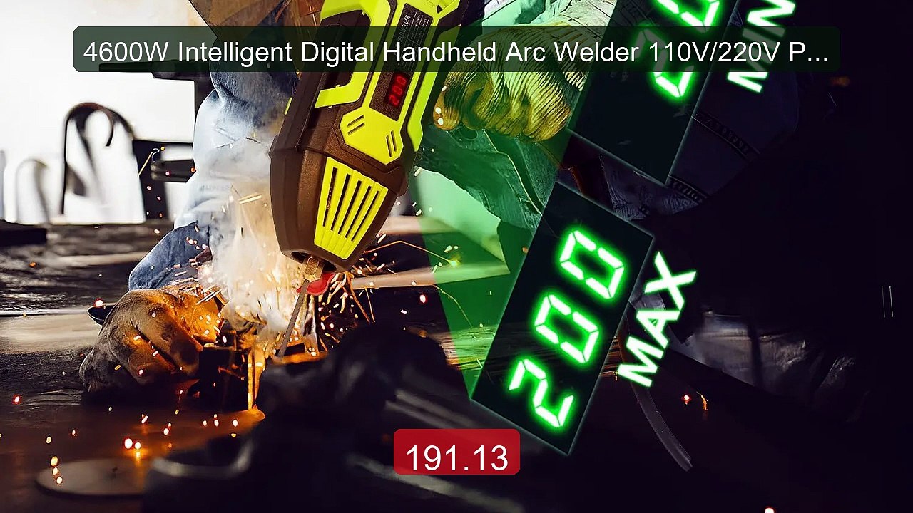 4600W Intelligent Digital Handheld Arc Welder 110V/220V Portable A... -- Best Deal 2026 | Shop Now!