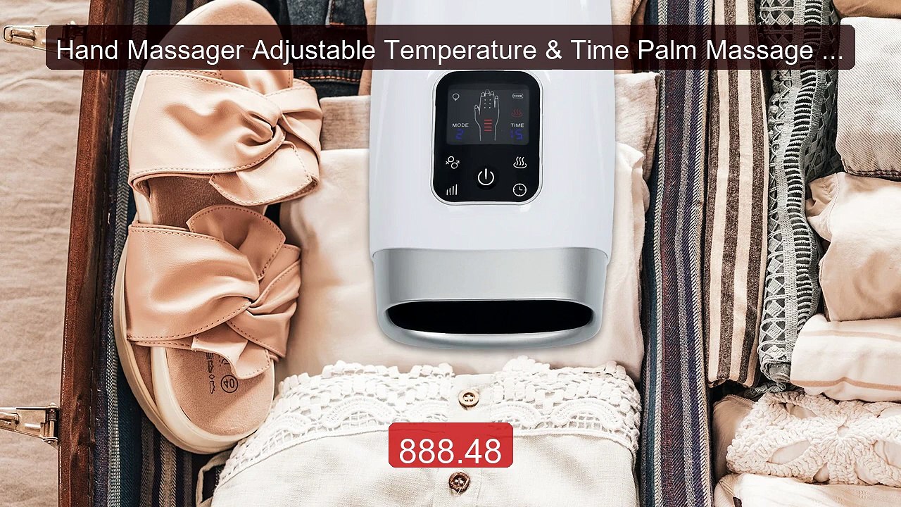 Hand Massager Adjustable Temperature & Time Palm Massage Machi... -- Best Buy 2026 | Great Quality!