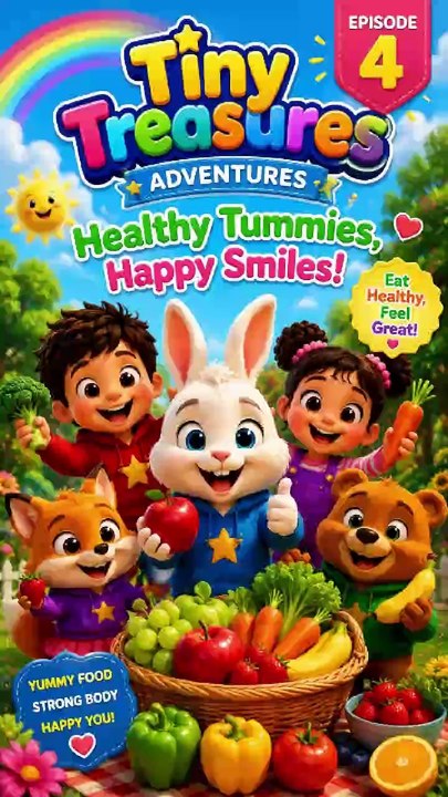 Healthy Tummies, Happy Smiles | Tiny Treasures Adventures Episode 4