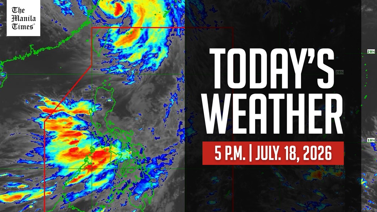 Today's Weather, 5 P.M. | Jul. 18, 2026