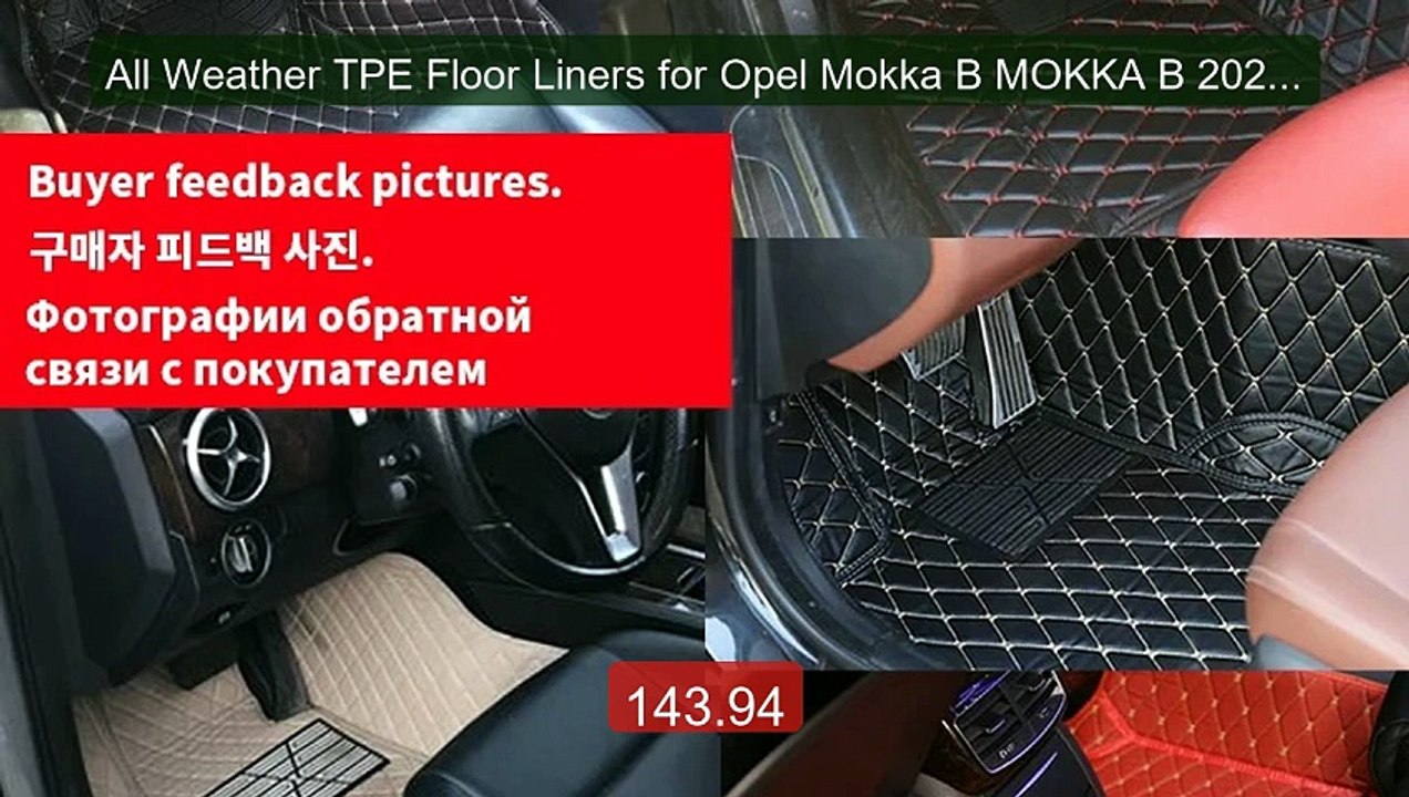 All Weather TPE Floor Liners for Opel Mokka B MOKKA B 2020–2025 5D... -- Best Deal 2026 | Shop Now!