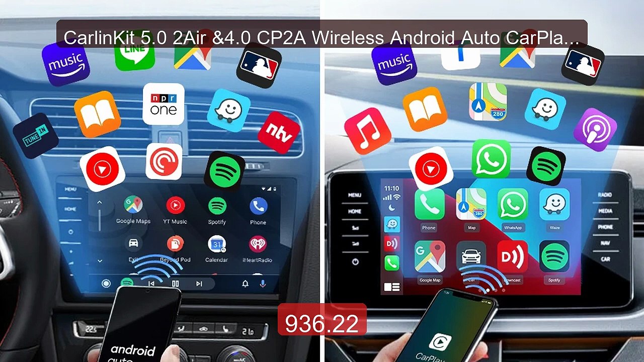 CarlinKit 5.0 2Air &4.0 CP2A Wireless Android Auto CarPlay CarPlay ... -- Top Rated 2026 | Buy Now!