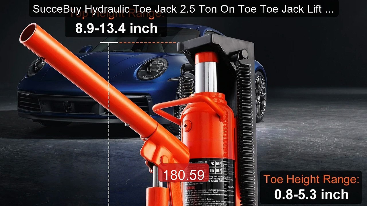 SucceBuy Hydraulic Toe Jack 2.5 Ton On Toe Toe Jack Lift 5T On Top ... -- Top Rated 2026 | Buy Now!