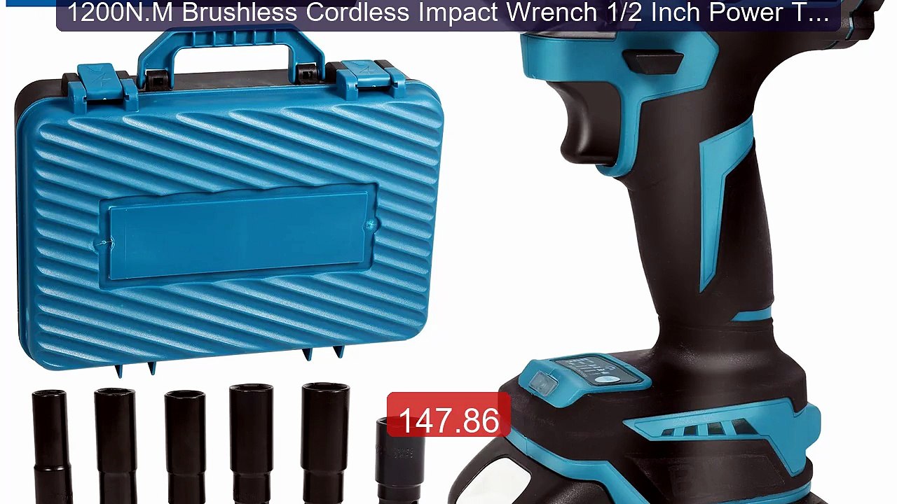 1200N.M Brushless Cordless Impact Wrench 1/2 Inch Power Tool ... -- Amazing Value 2026 | Must Have!