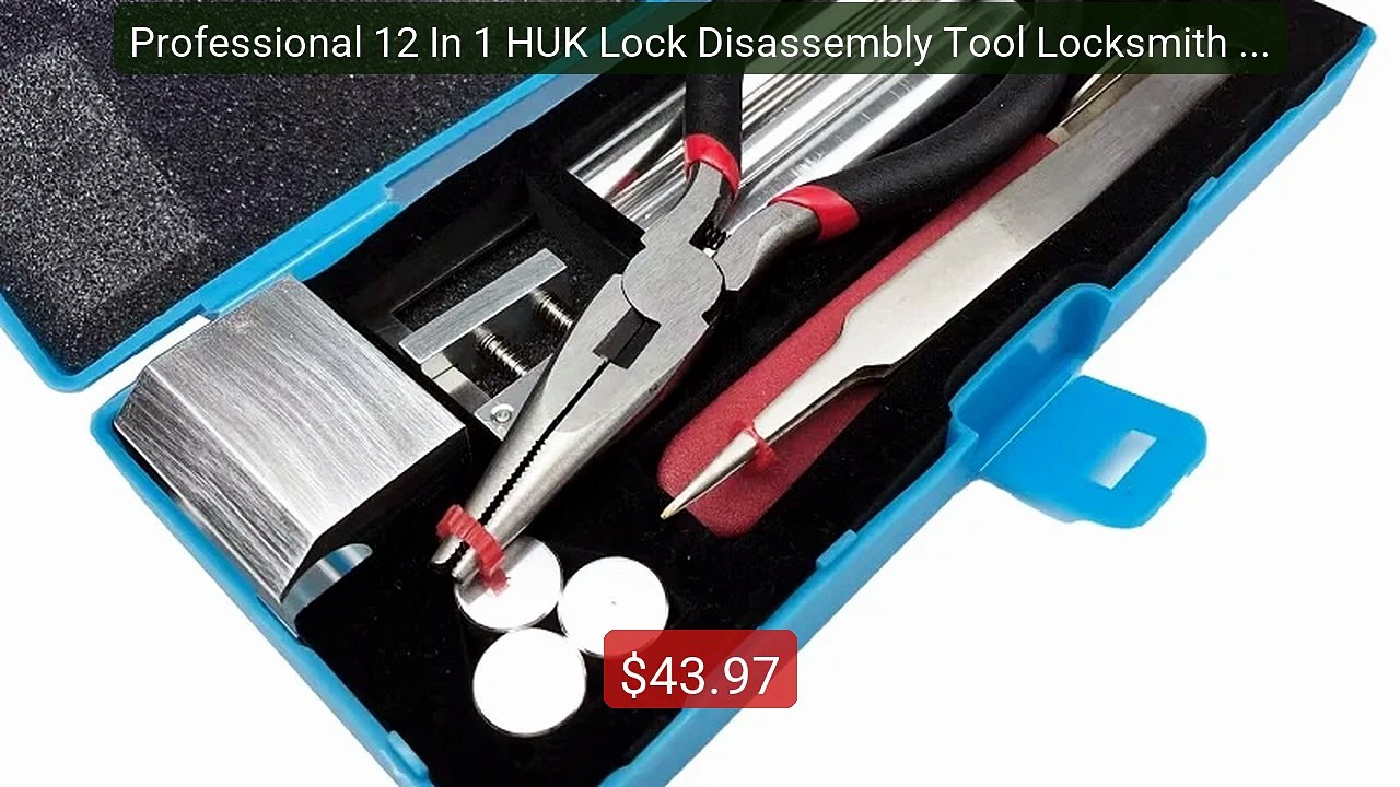 Professional 12 In 1 HUK Lock Disassembly Tool Locksmith Tools Kit ... -- Top Rated 2026 | Buy Now!