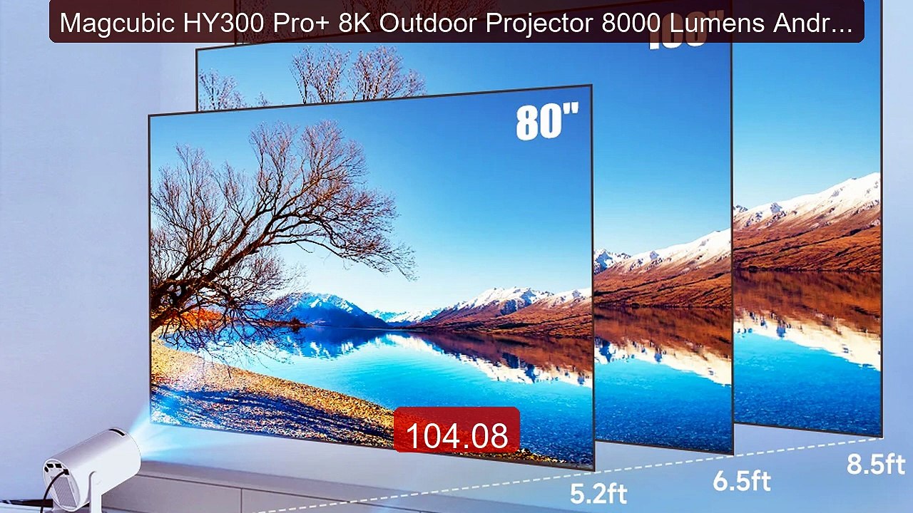 Magcubic HY300 Pro+ 8K Outdoor Projector 8000 Lumens Android 1... -- Hot Deal 2026 | Limited Offer!