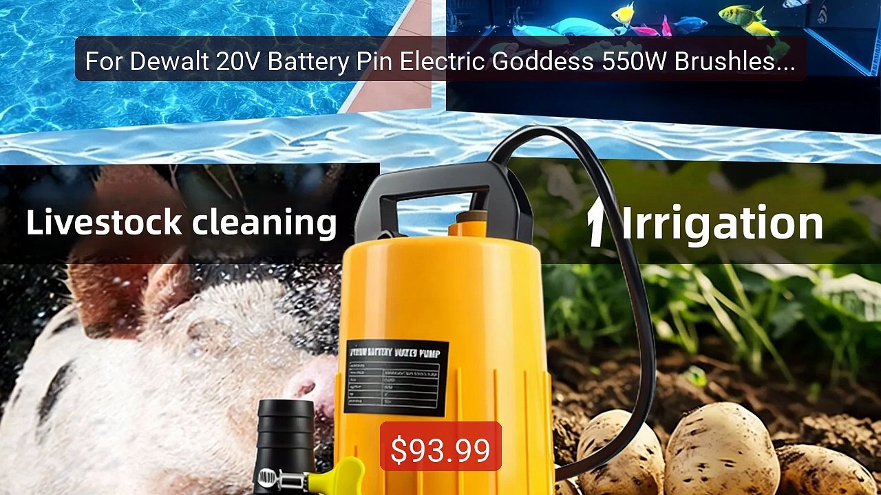 For Dewalt 20V Battery Pin Electric Goddess 550W Brushless Electri... -- Best Deal 2026 | Shop Now!