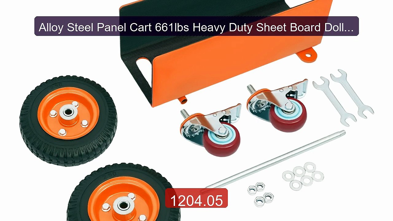 Alloy Steel Panel Cart 661lbs Heavy Duty Sheet Board Dolly for... -- Best Buy 2026 | Great Quality!