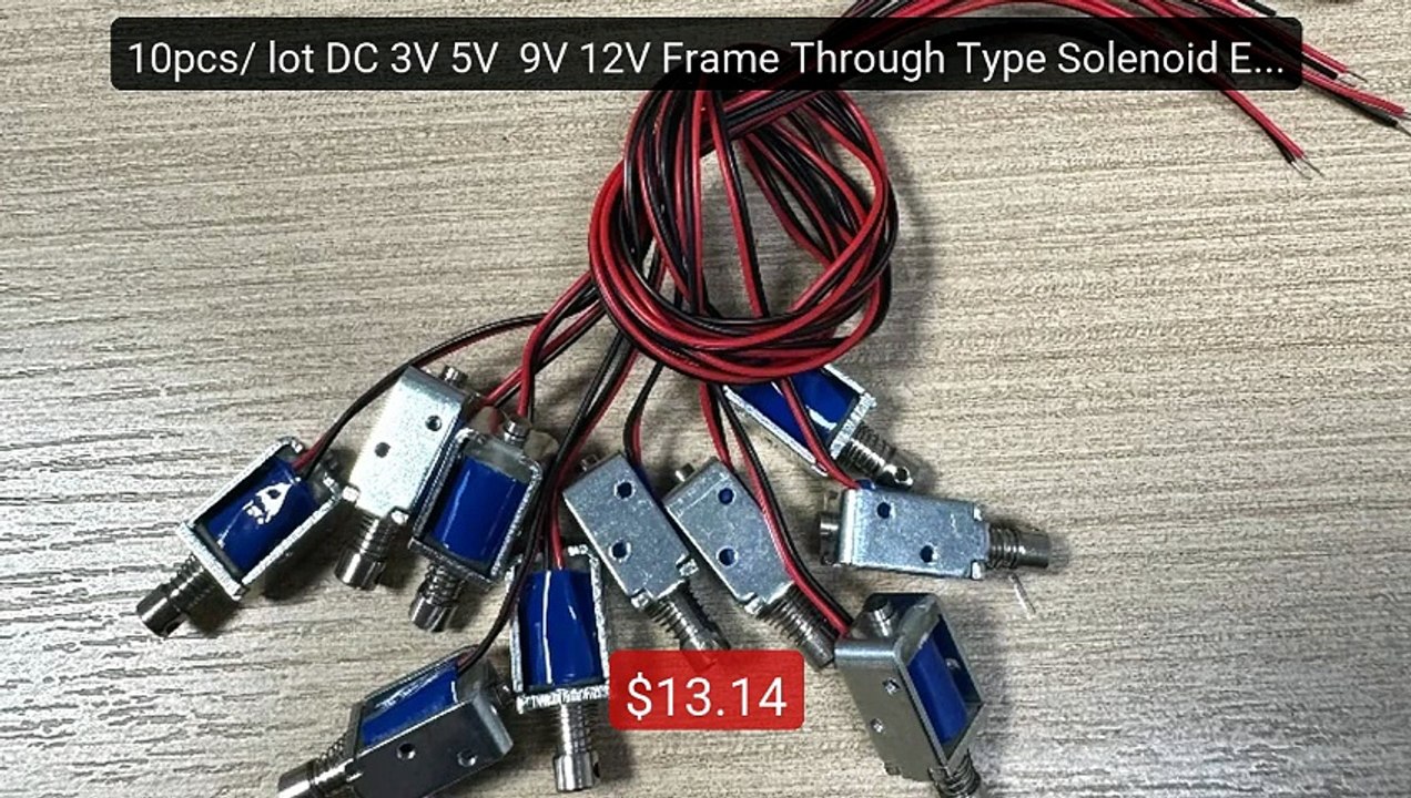 10pcs/ lot DC 3V 5V  9V 12V Frame Through Type Solenoid Electromagn... -- Top Rated 2026 | Buy Now!